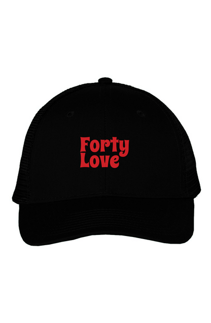 Mesh-Back Twill Trucker Cap